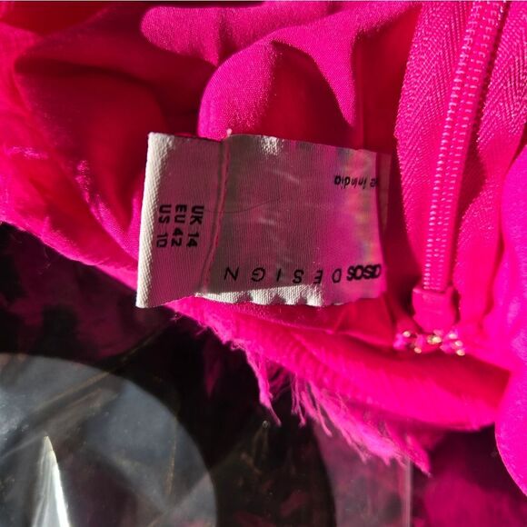 ASOS Design Pink With Corset Mini Dress NWT - Picture 7 of 8